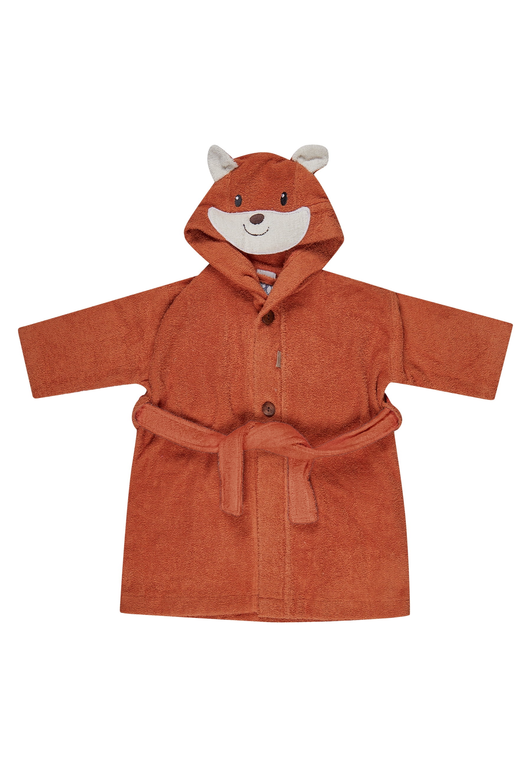 Bademantel Filou braun Baumwolle