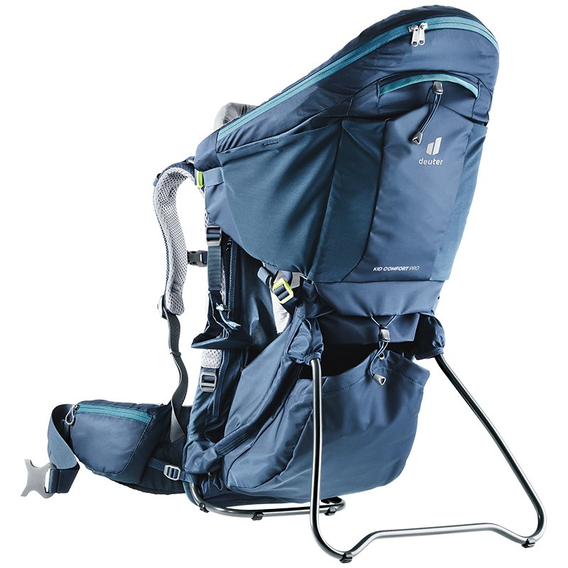 Marsupio Kid Comfort Pro in tessuto blu, plastica