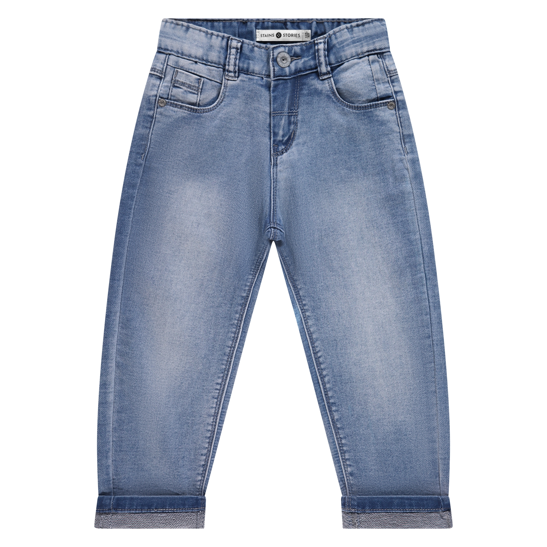 Pantaloni Boys Stains and Stories blu cotone poliestere elastan