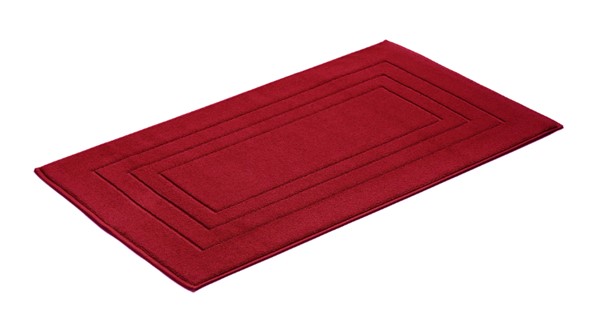 Badeteppich VOSSEN FEELING rot Frottee