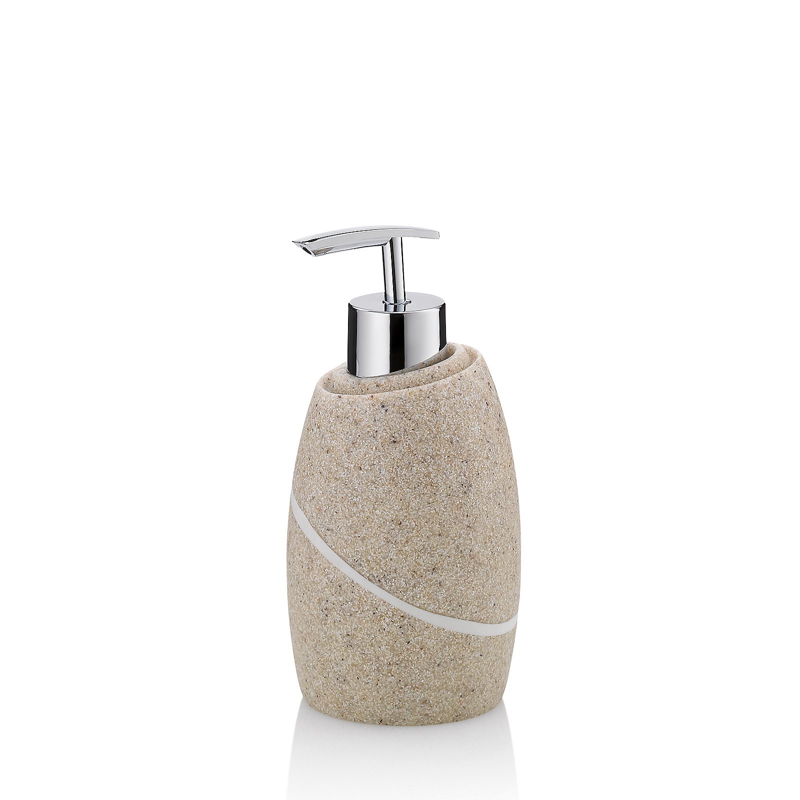 Seifenspender Talus beige Polyresin