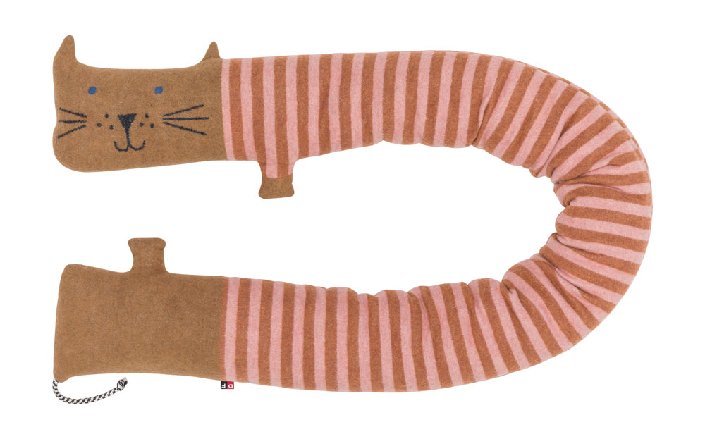 Bettschlange Katze Juwel bunt Baumwolle Viskose