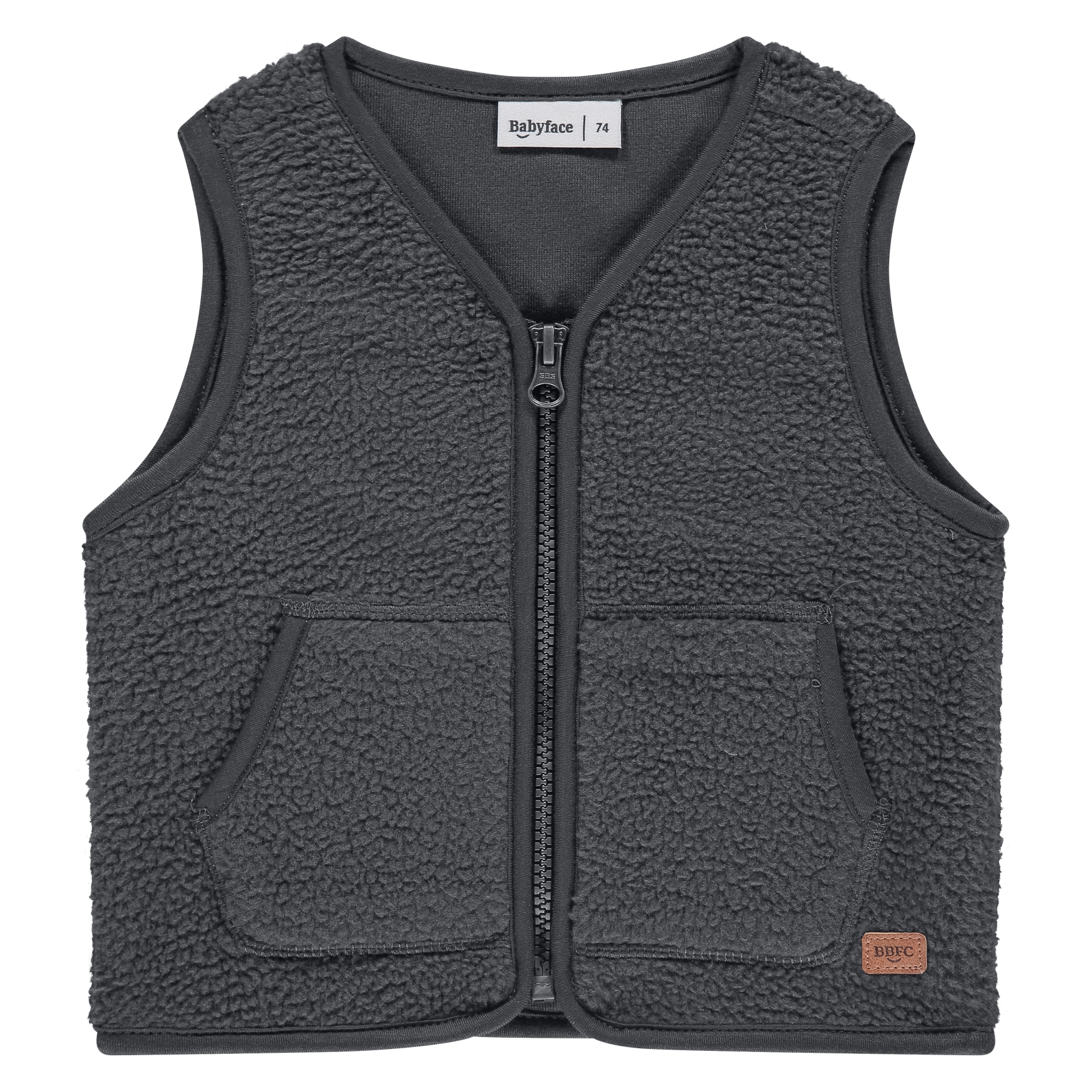 Cardigan gilet grigio baby Babyface poliestere