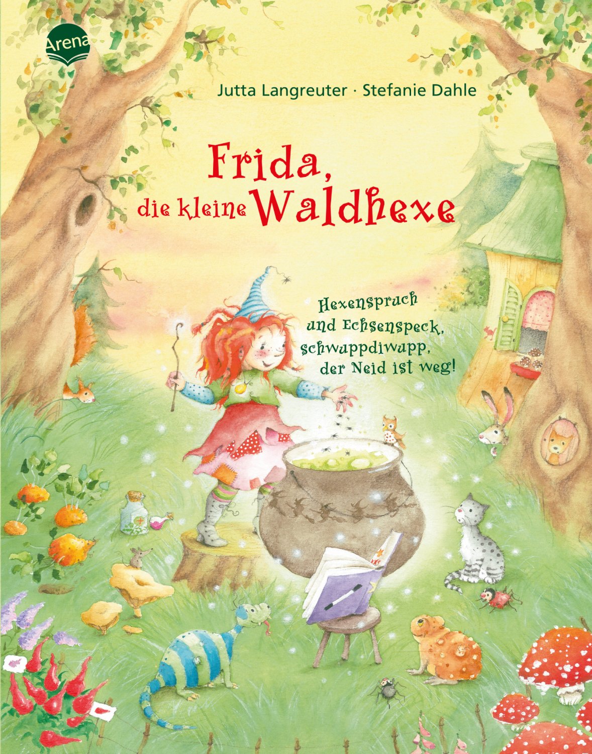 Libro illustrato Frida strega del bosco cartone multicolore