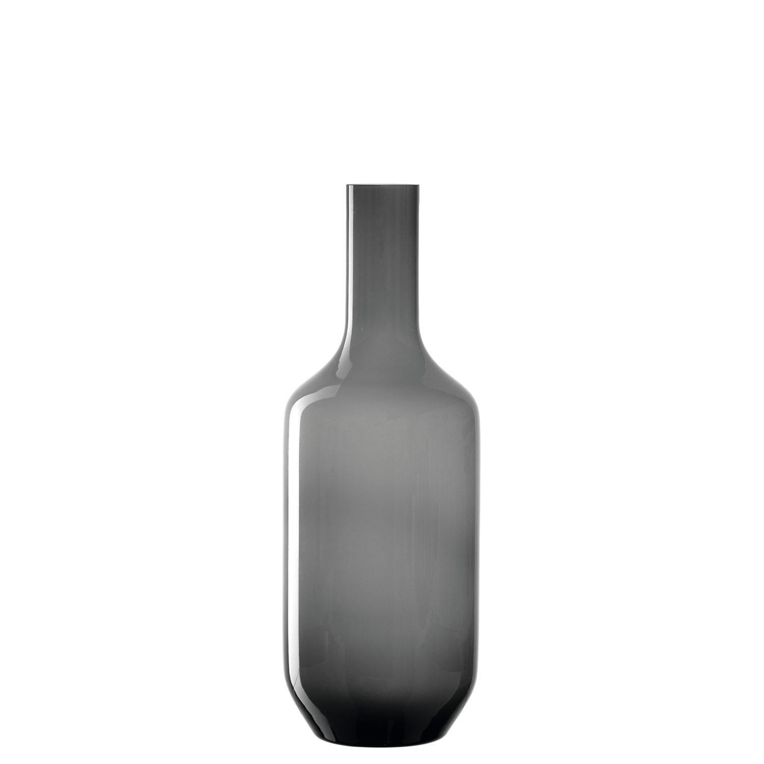 Vaso MILANO grigio a forma di bottiglia