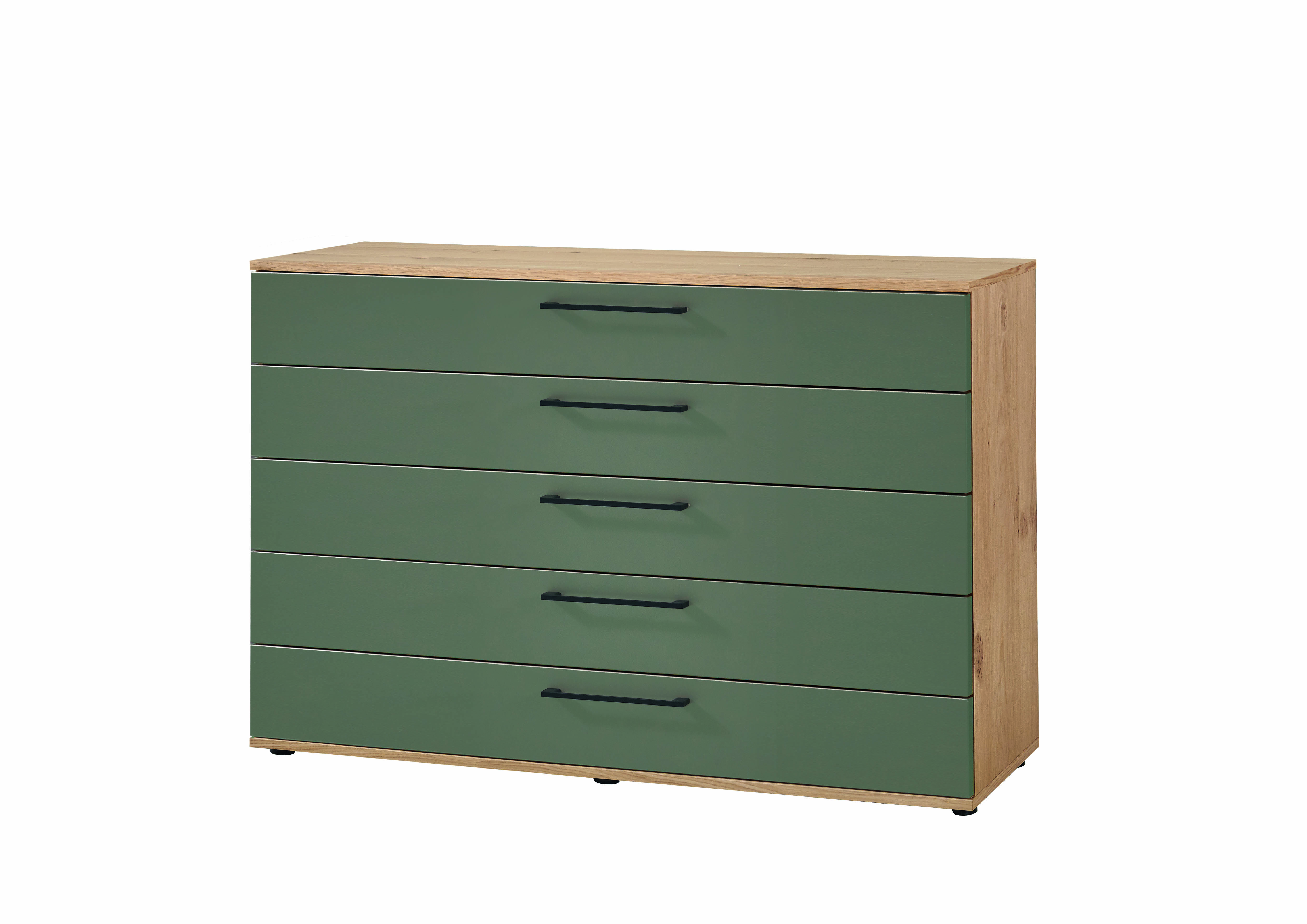 Kommode Callao grün braun Holz