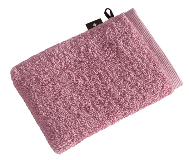 Waschhandschuh HIGH LINE violett Frottee