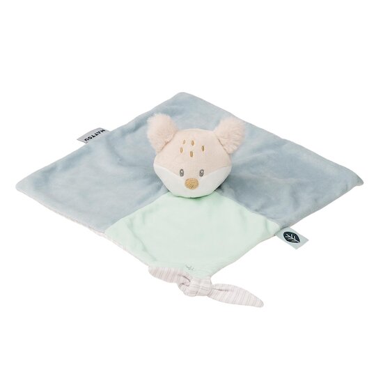 Kuscheltuch Flo Ernest&Oli blau grün Polyester