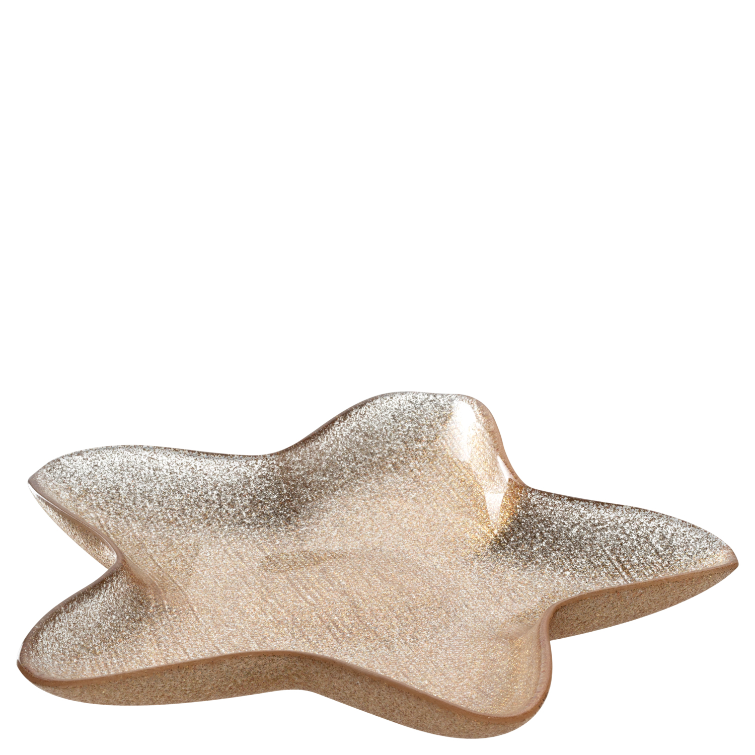 Dekorationsschale AUTENTICO gold sternform