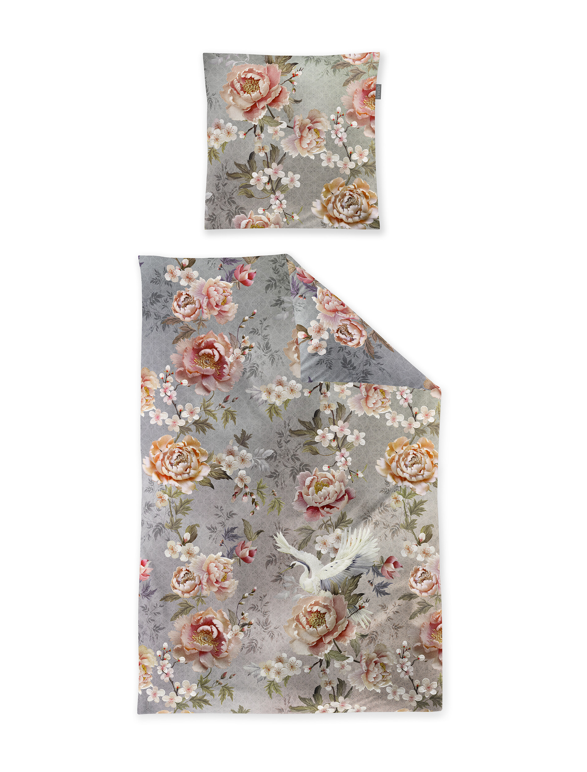 Bettwäsche Wave mehrfarbig Baumwolle | 155x220 + 60x80 cm