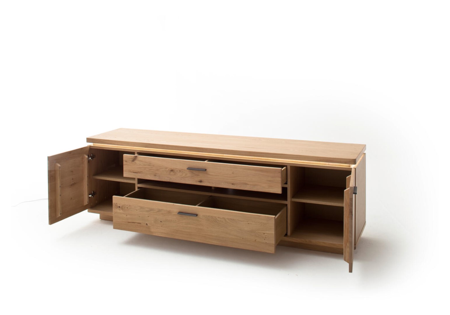 TV-Lowboard Barcelona braun Balkeneiche