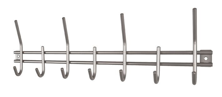 Carlos Garderobe silber Stahl