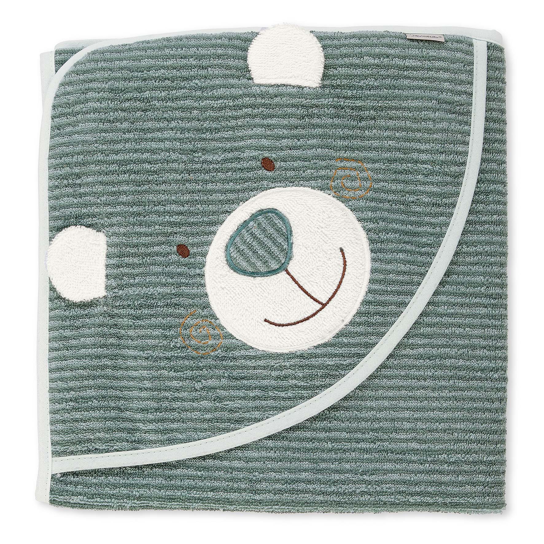 Badetuch 100x100 blassgrün Unisex