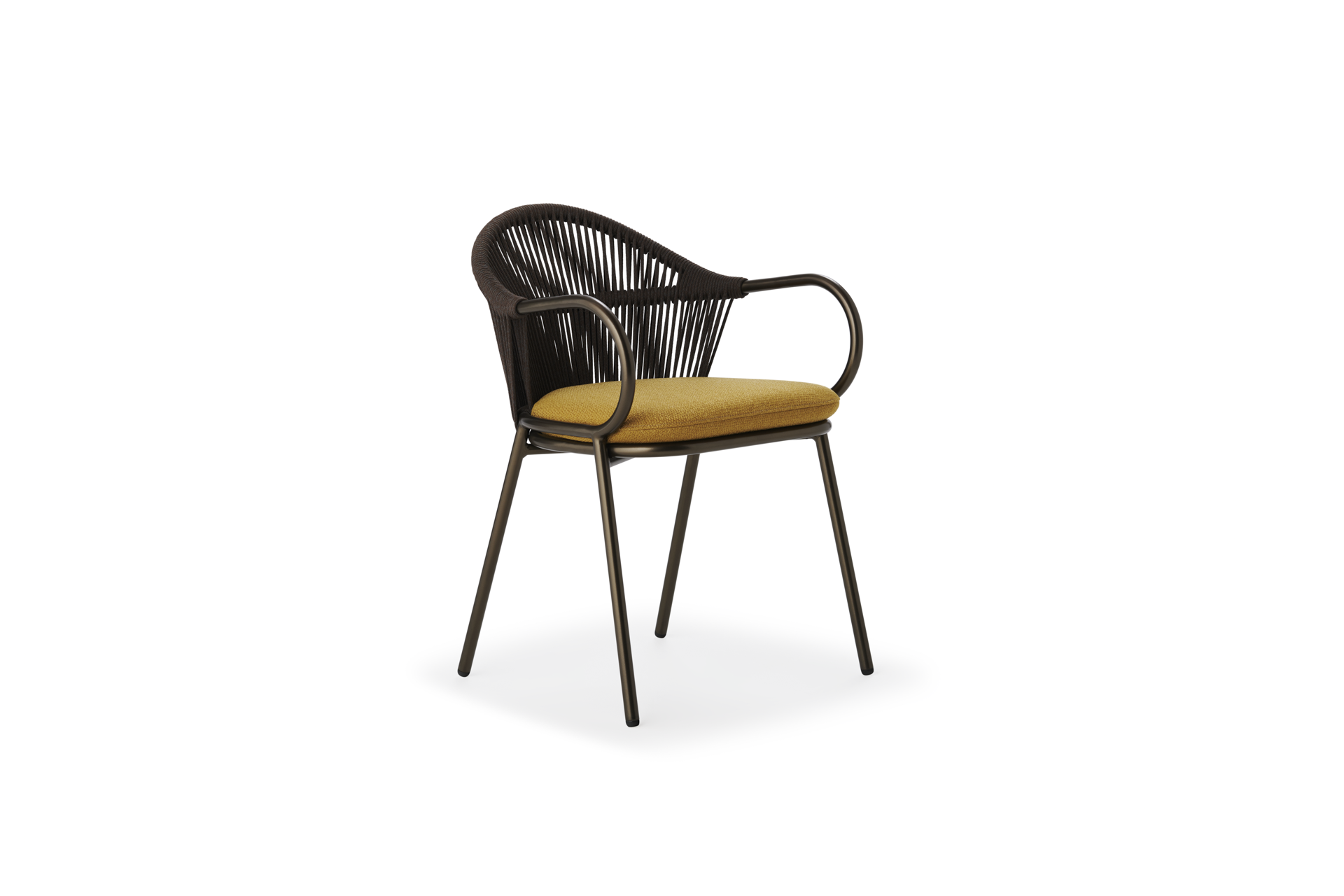 Outdoor Stuhl mit Kissen Queen Goa bronze Stoff