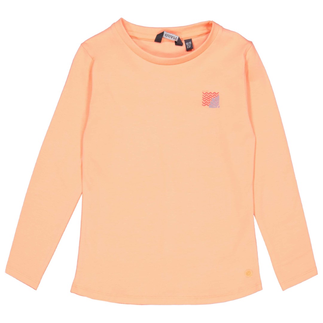 Shirt Fien orange Stoff