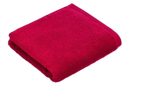 Handtuch Vegan Life rot