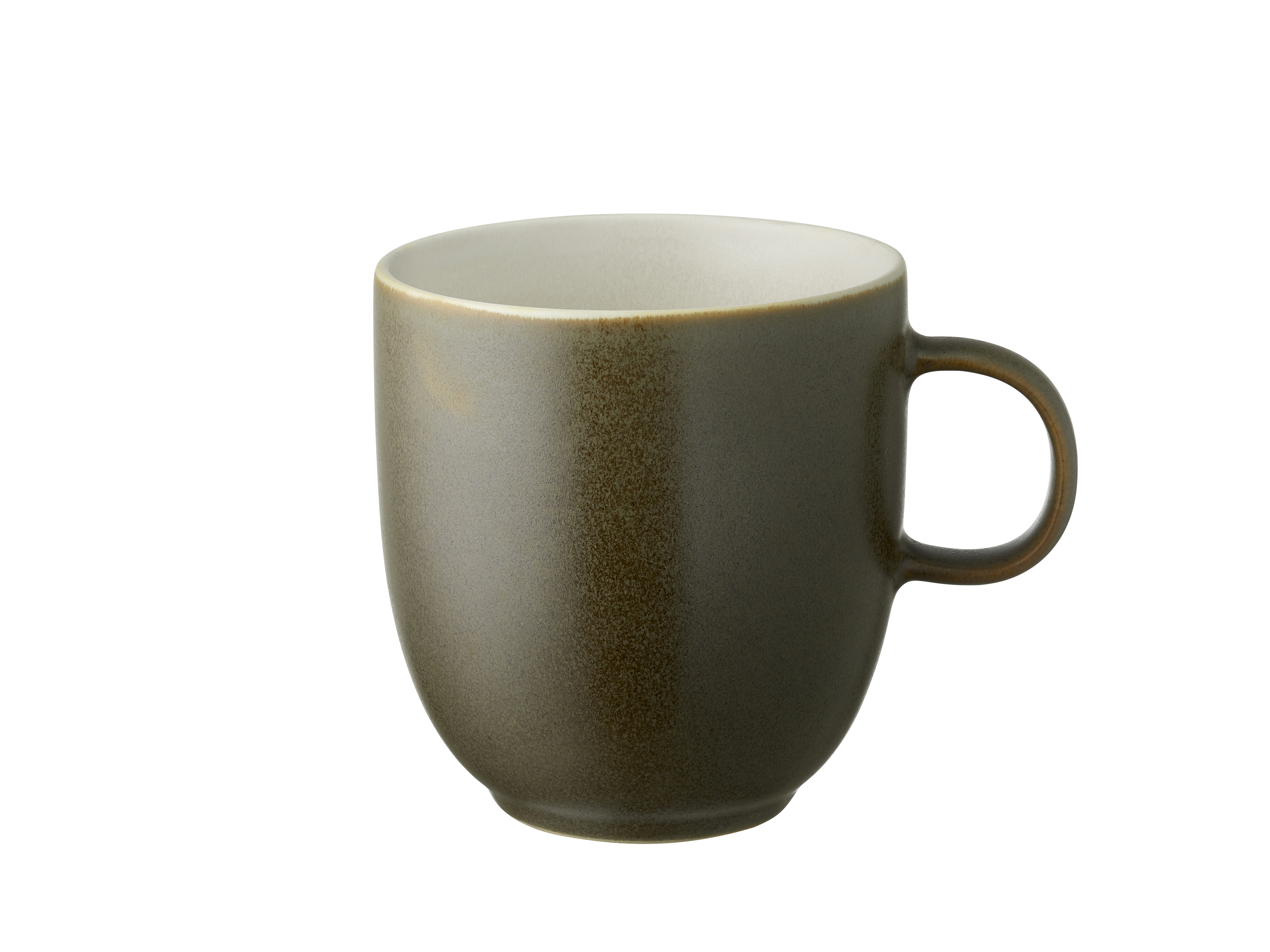 Becher North 33cl Matte moss/Matte white Steinzeug
