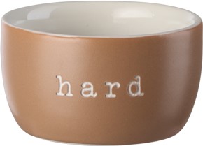 Eierbecher hard HEY! New Bone China braun