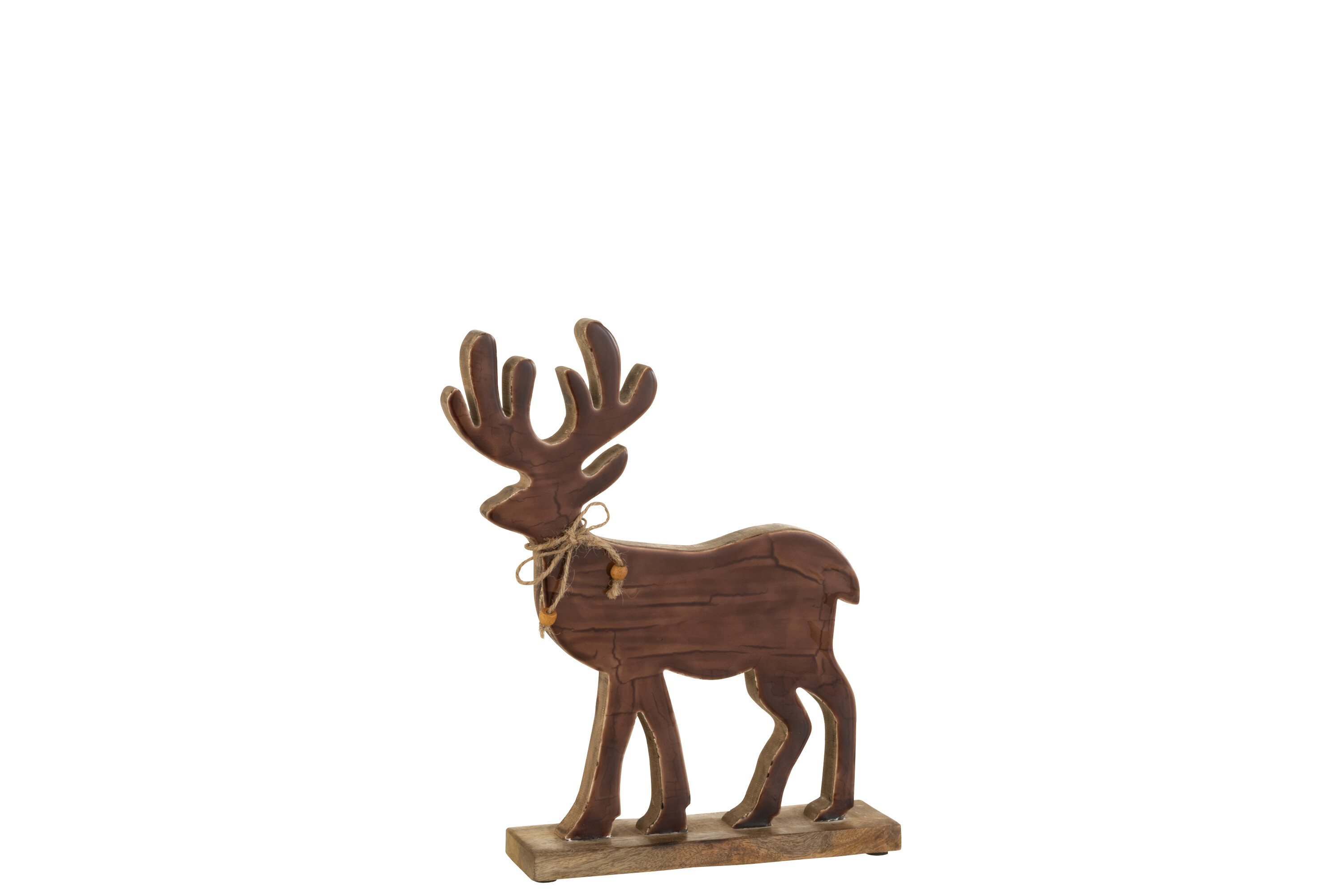 Figur Rentier braun Holz