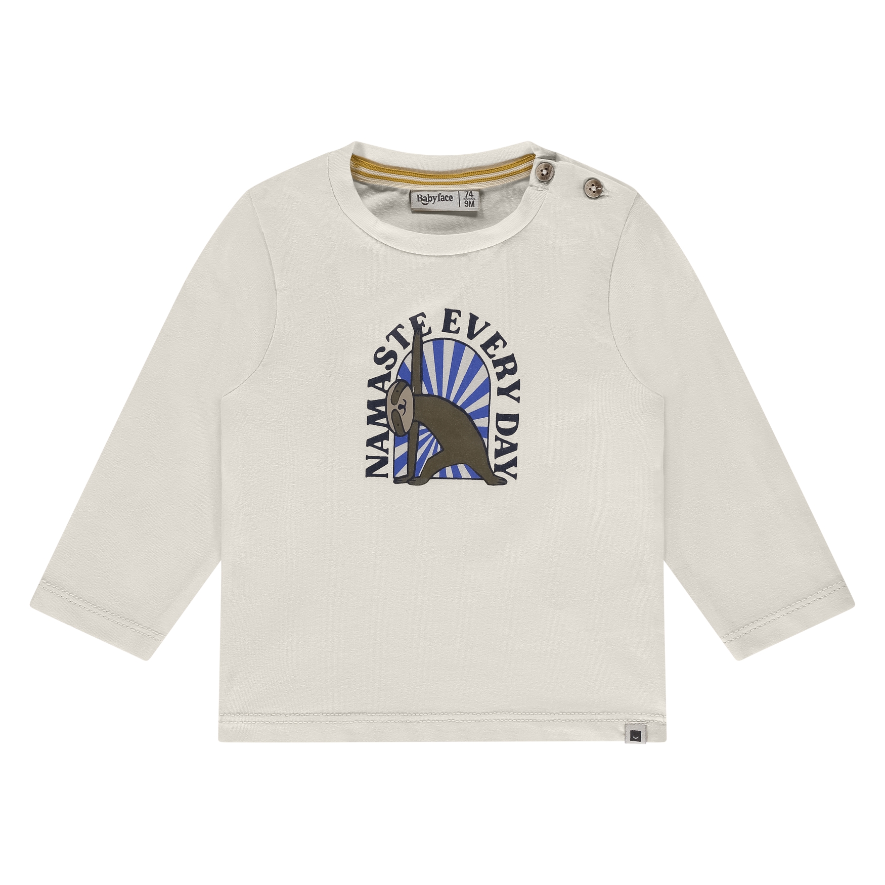 Langarmshirt Boys Babyface weiß cotton elastane