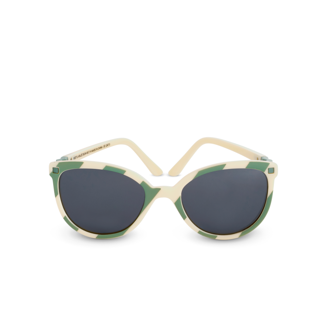 Sonnenbrille Buzz grün beige Kunststoff