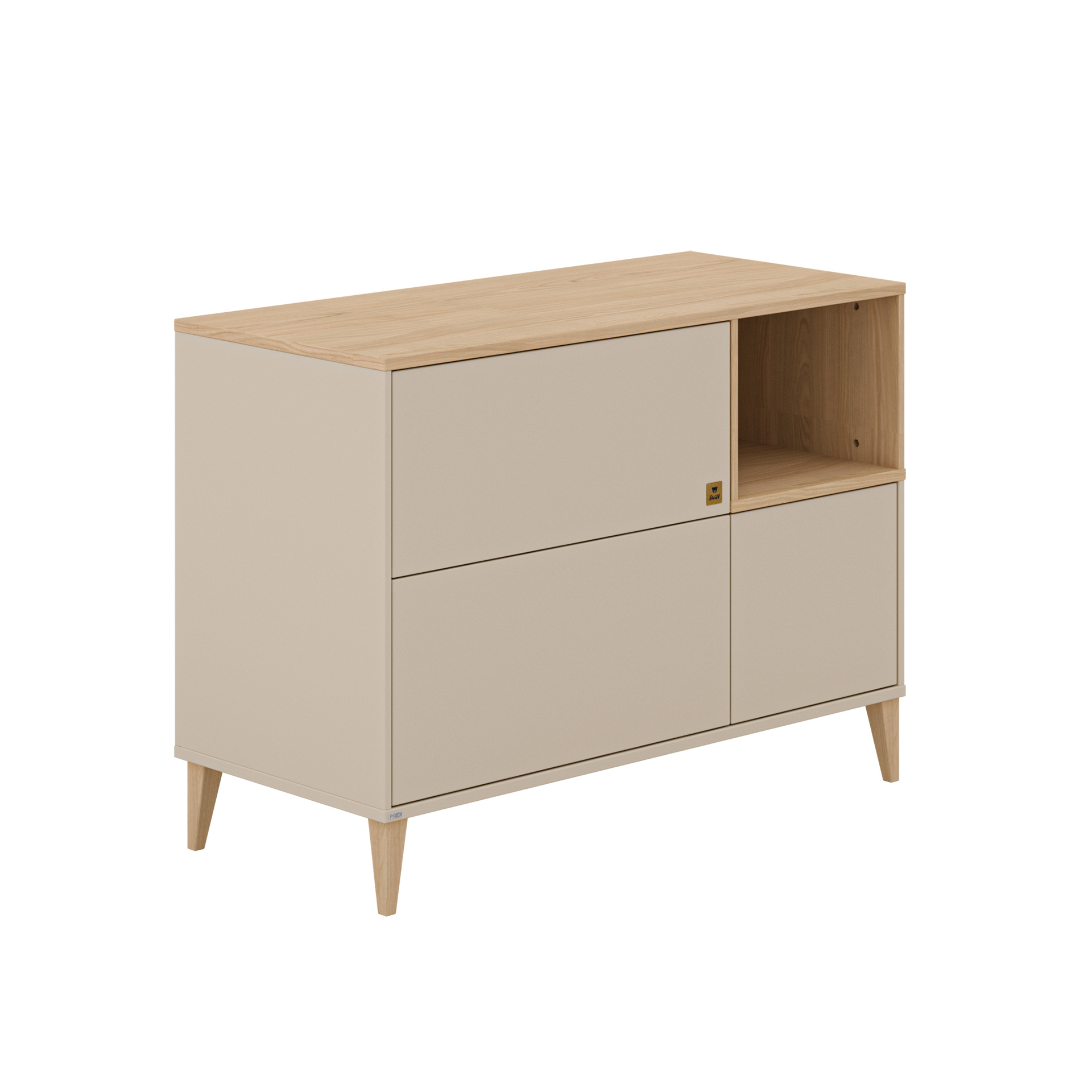 Kommode Mila&Ben beige Holz