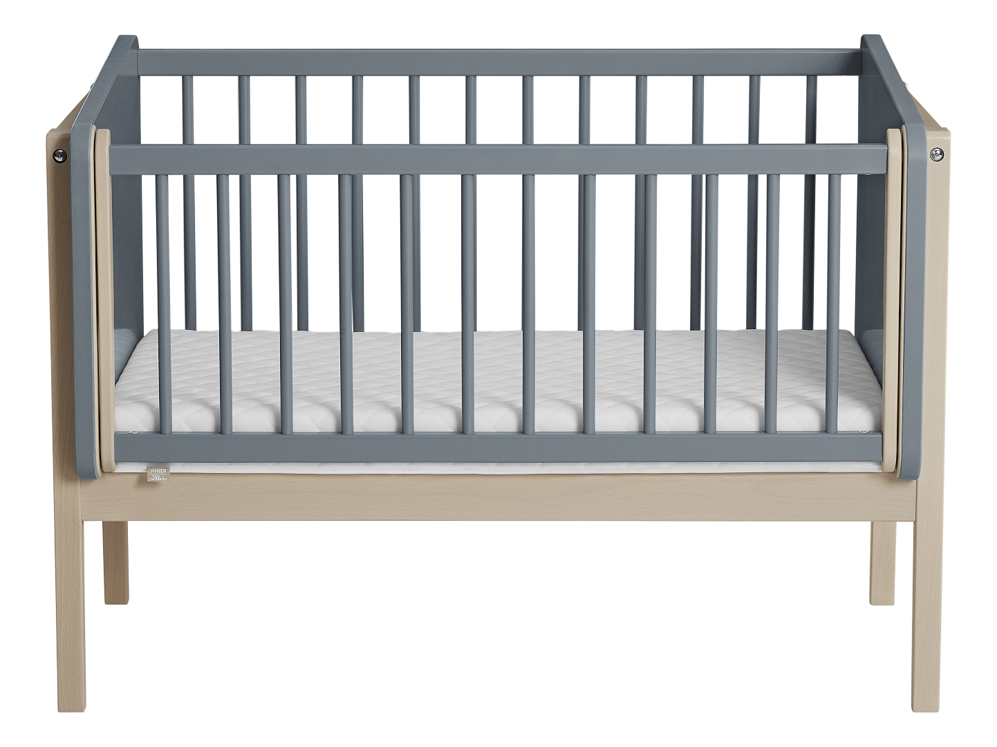 Anstellbett Little Cloud blau Buche