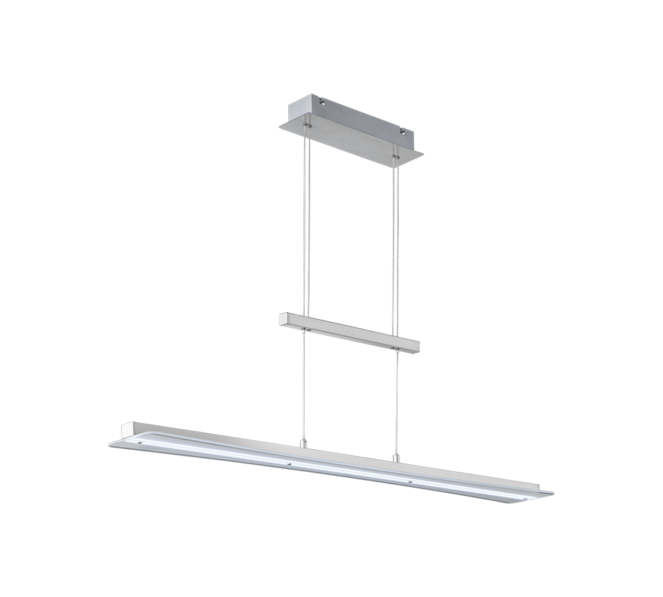 Pendelleuchte Smash Nickel matt Metall