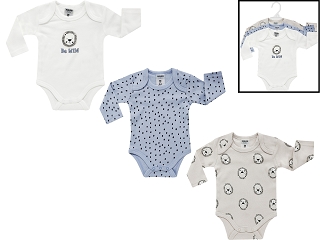 Body Spiss weiß blau beige Baumwolle