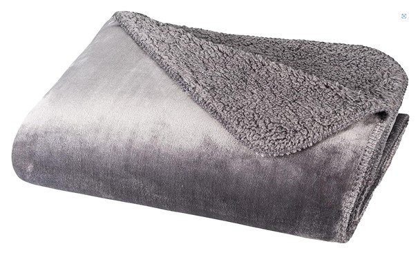 Wohndecke VIVID silber Polyester