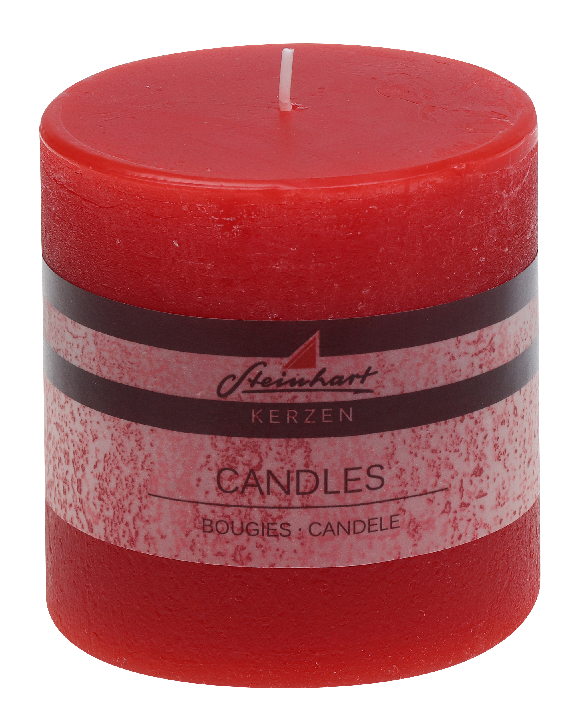 Candela brina di cera rossa