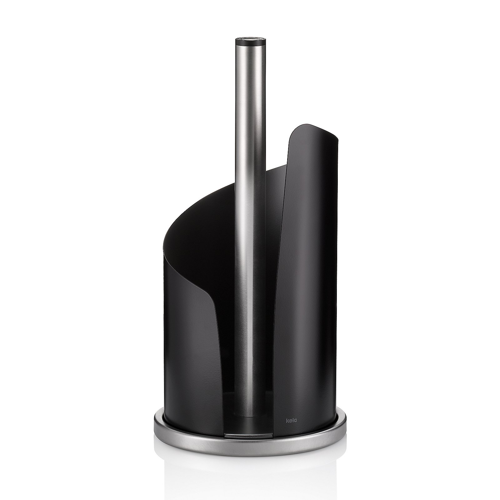 Küchenrollenhalter Stella schwarz Metall