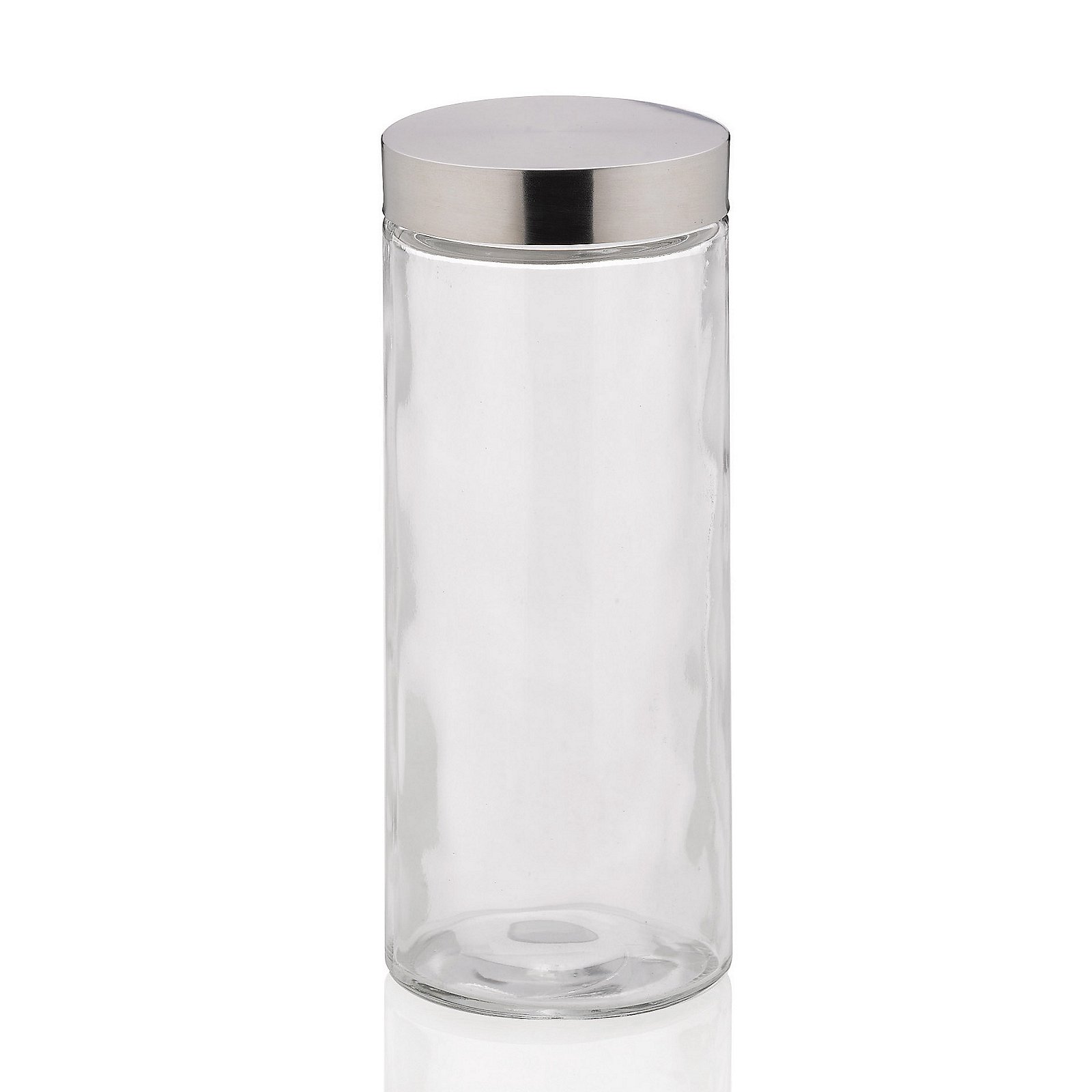 Vaso di stoccaggio in vetro trasparente Bera