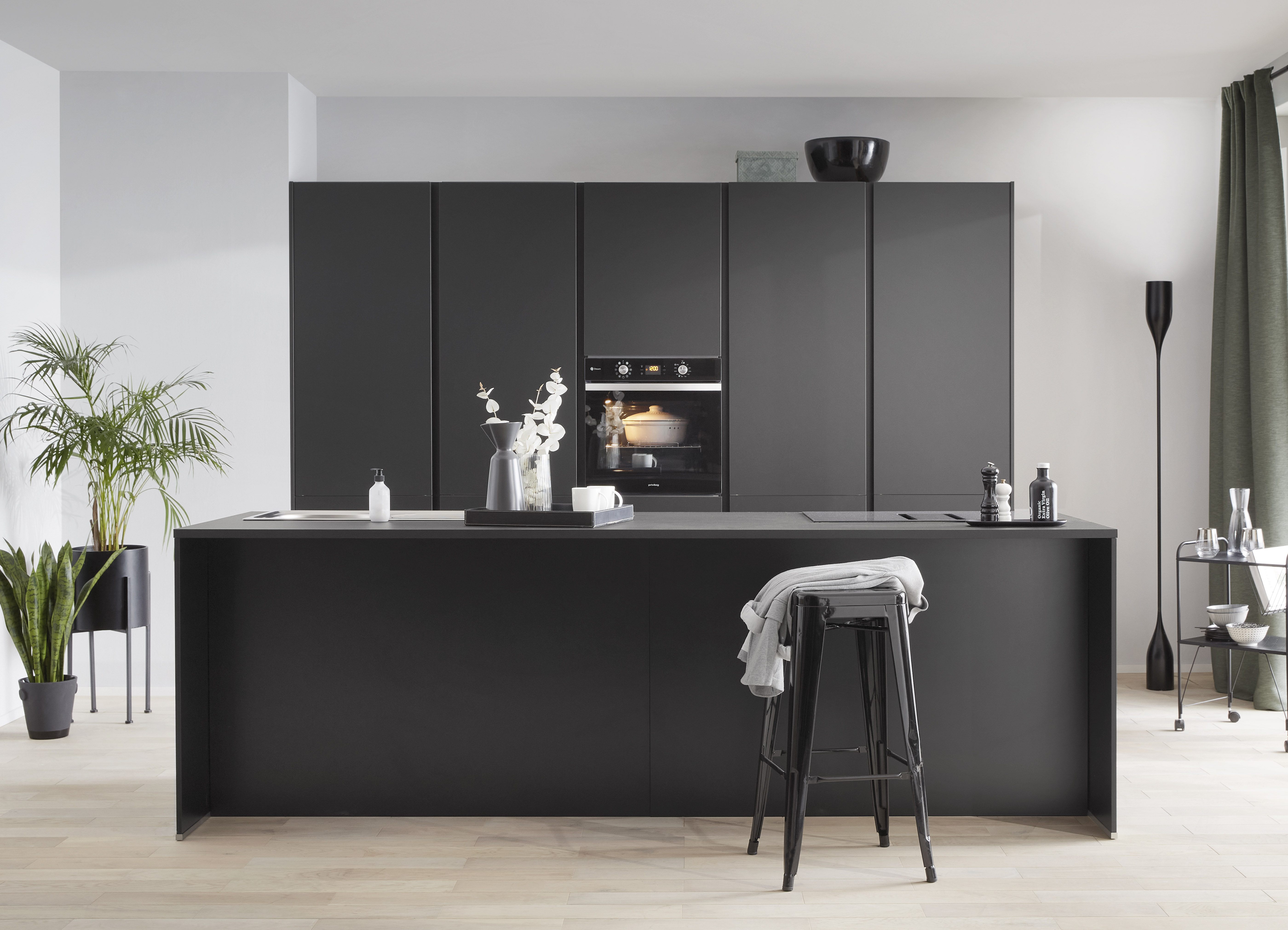 Küche Clean schwarz