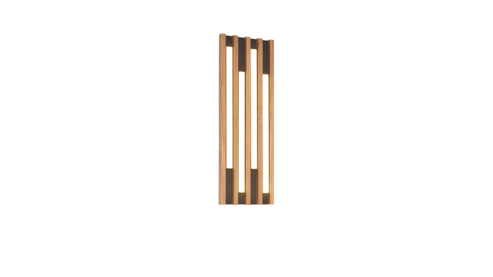 Deckenleuchte Interliving 9347 holzfarbig Naturholz