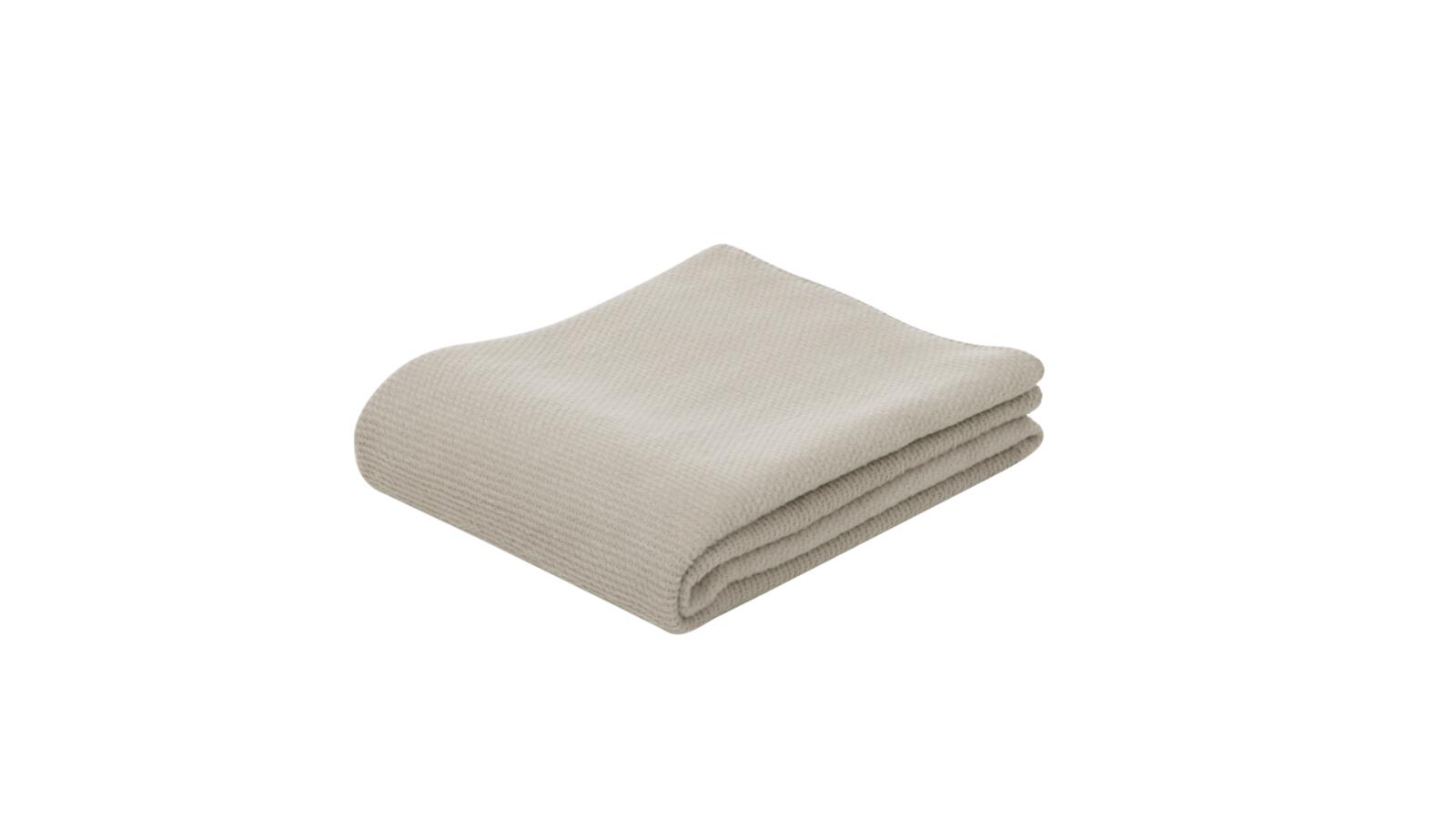 Coperta Roomio n. 9412 beige in cotone acrilico poliestere