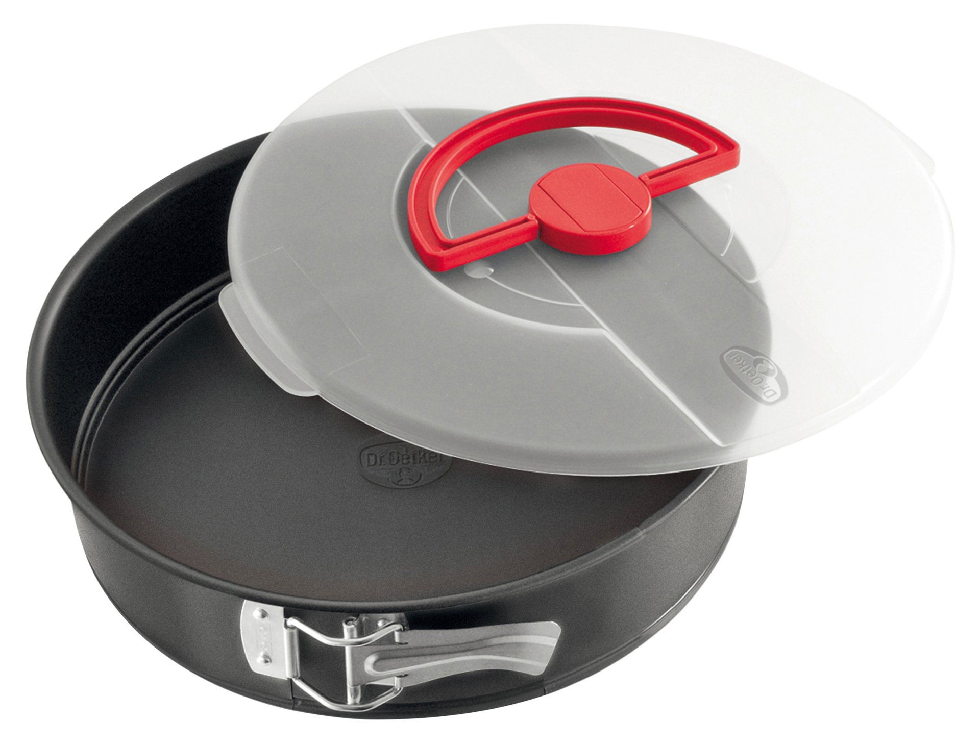 Springform Bake & Go schwarz Blech