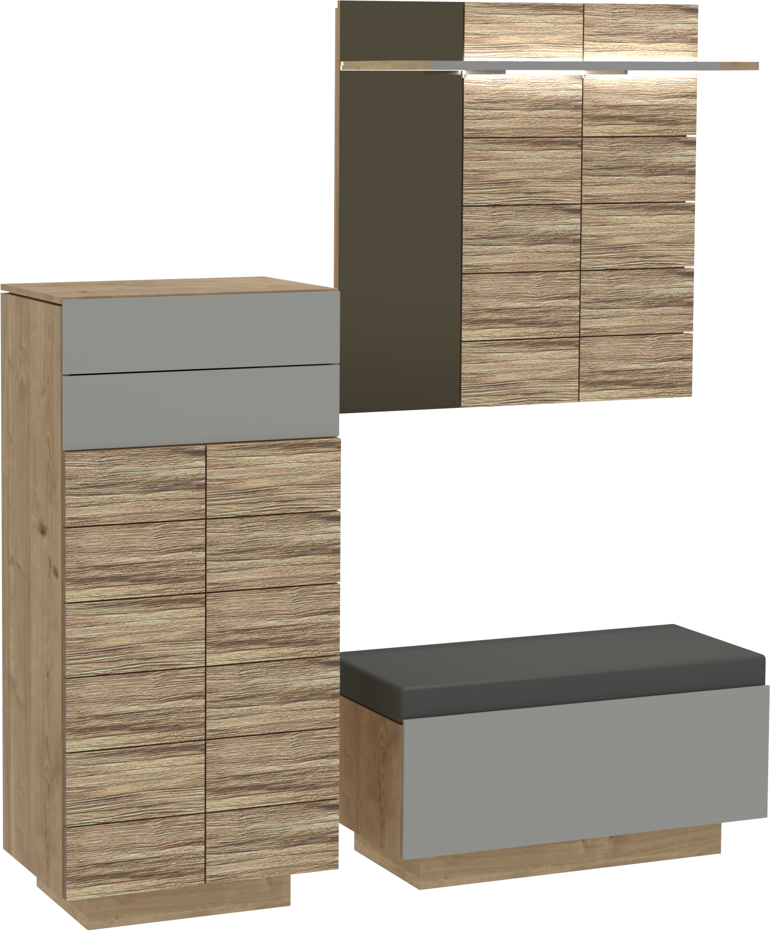 Dielenvorschlag Vmontanara Eiche Leder anthrazit