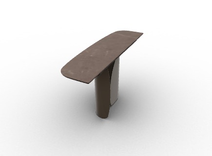 Tavolo Twins bronzo ceramica metallo