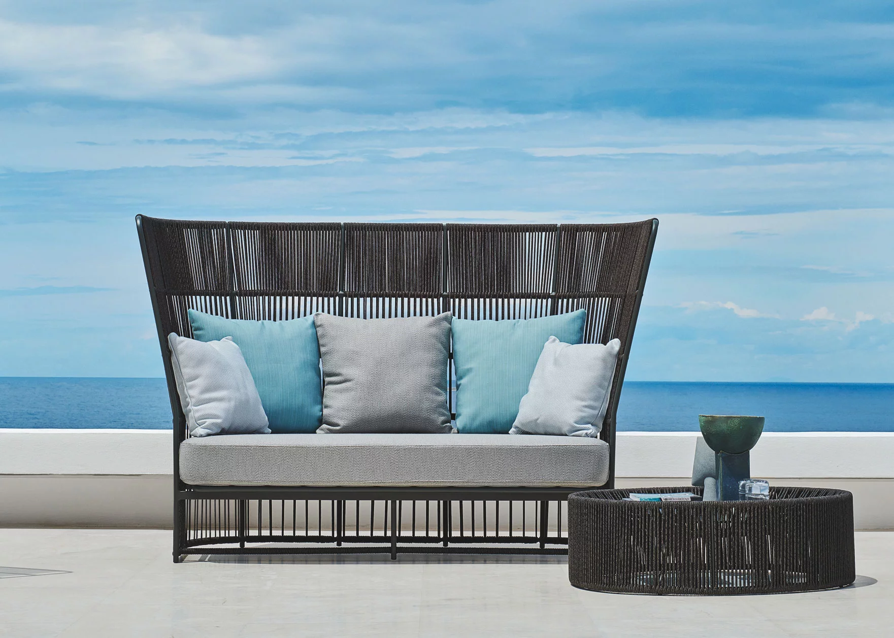 Gartensofa Tibidabo 1248  grau  