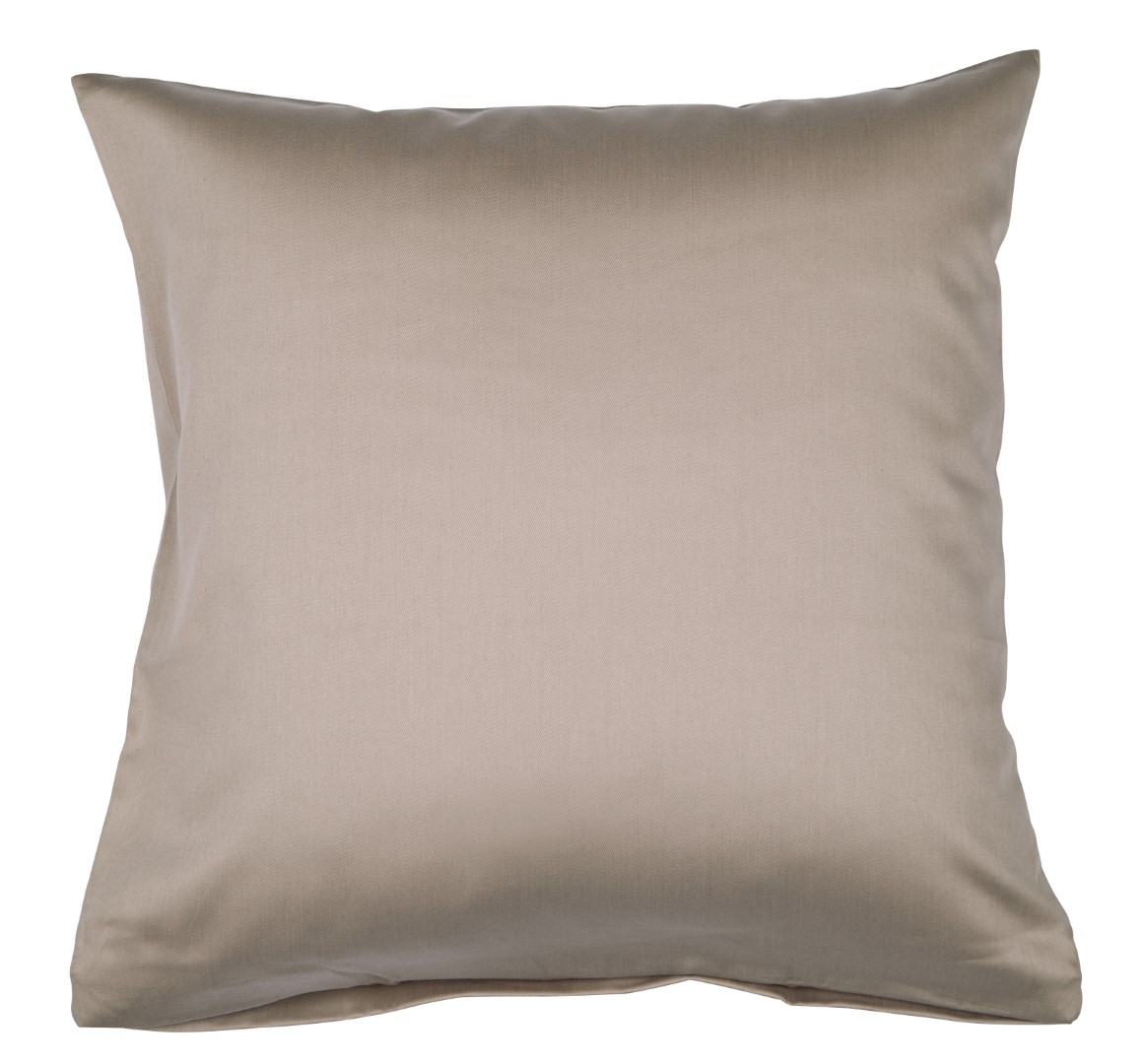 Kissenhülle Colors cappuccino Mako-Satin