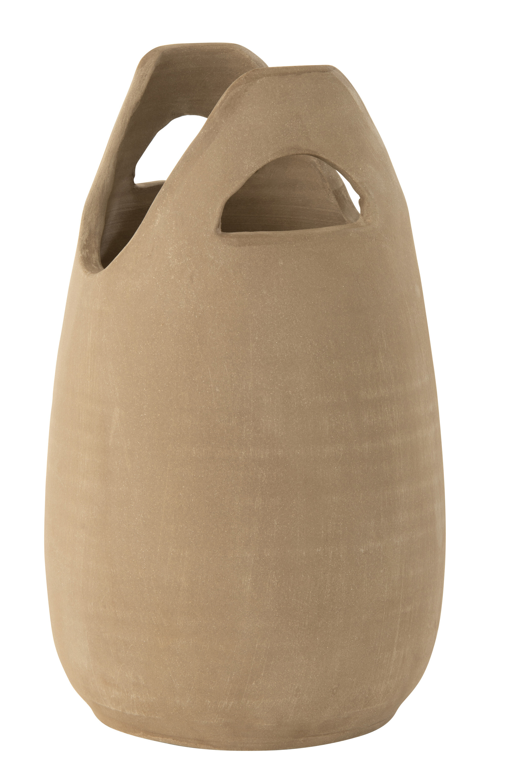 Manico di vaso in ceramica beige L