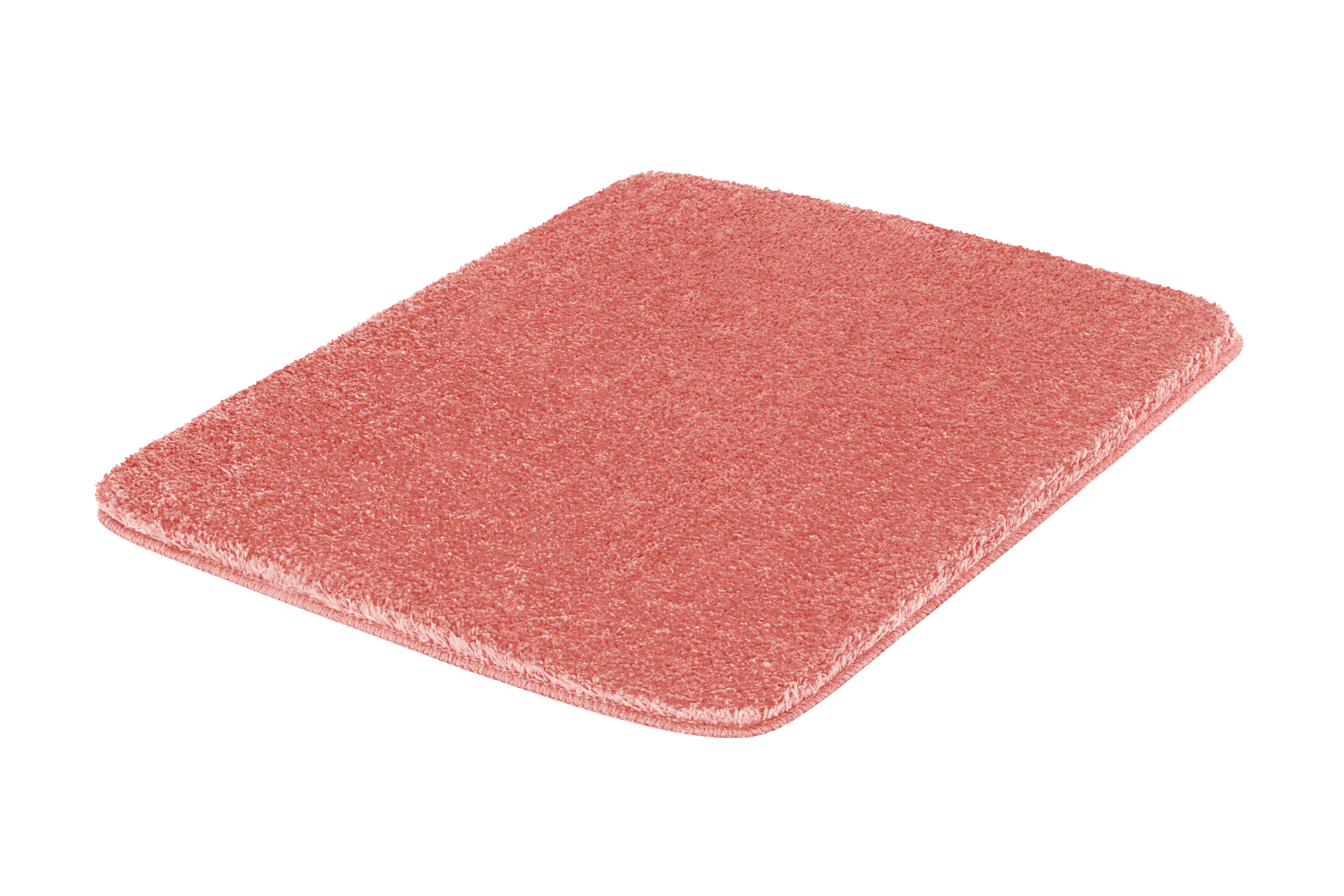 Tappeto da bagno Meadow in poliestere rosso