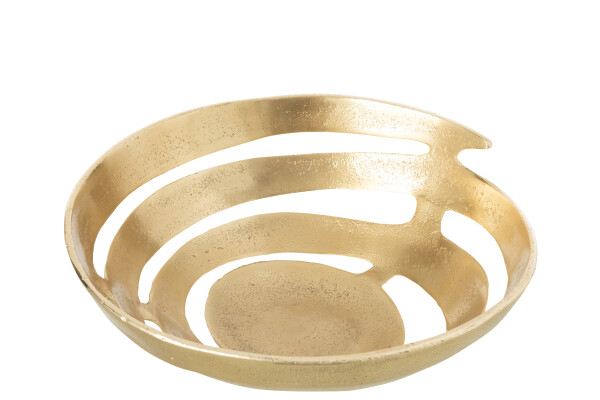 Dekoschale gold Aluminium