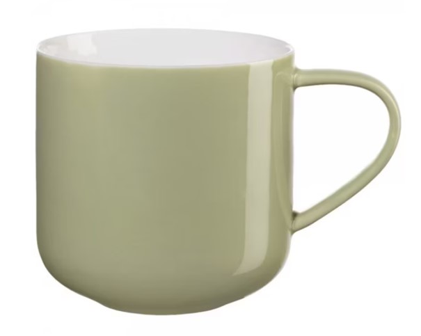 Henkelbecher Coppa grün New Bone China
