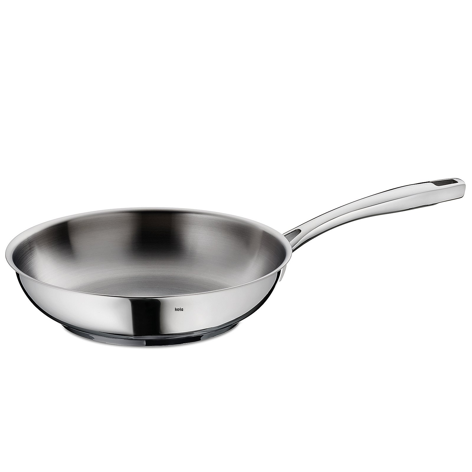 Padella Flavoria argento lucido in acciaio inox 18|10