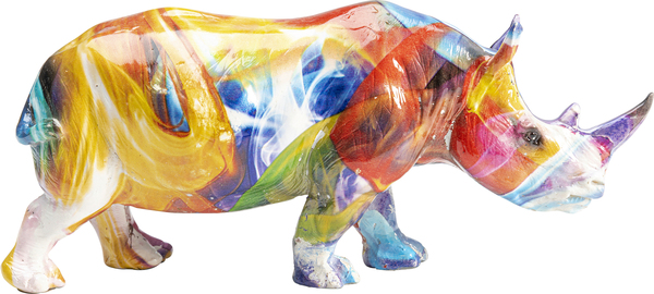 Deko Figur leer mehrfarbig