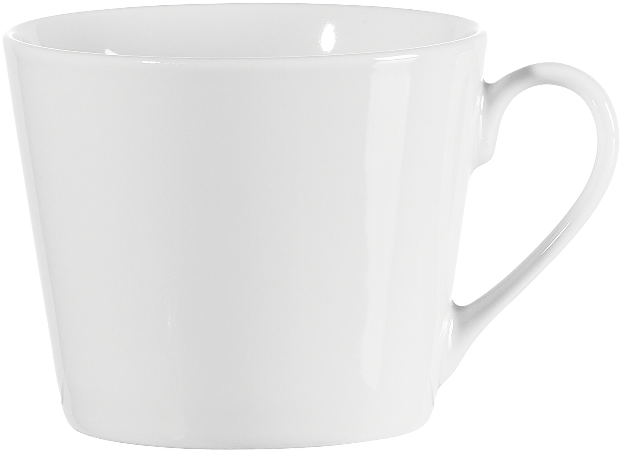 Obertasse STANDARD Weiß Porzellan