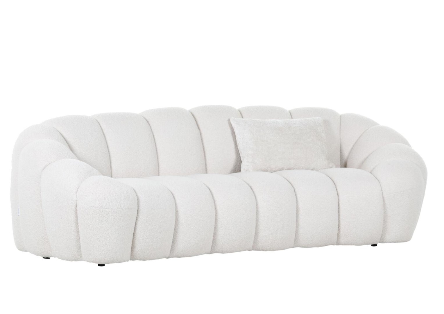 Sofa Emelie weiß Stoff