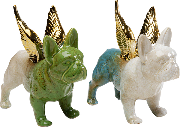Deko Figur leer mehrfarbig